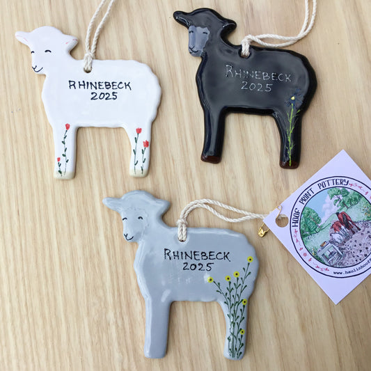 Rhinebeck 2025 Happy Lamb Ornament