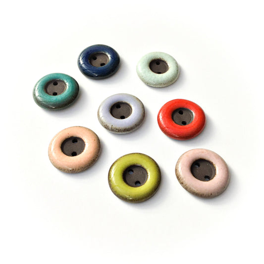 Wholesale 3/4" Color Loop on Black Clay Bundle - Six 2-Packs