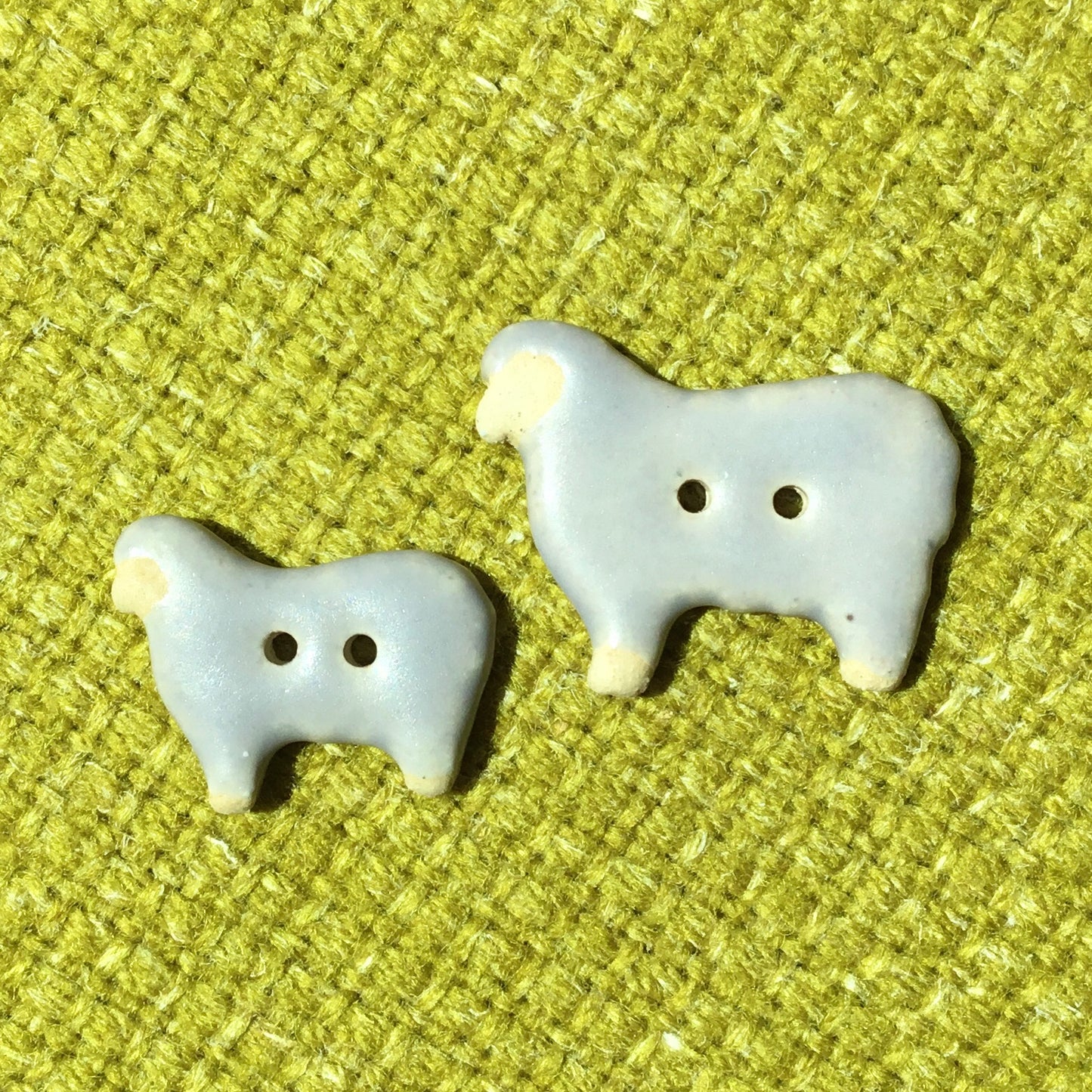 “Wooly Sheep” Stoneware Button