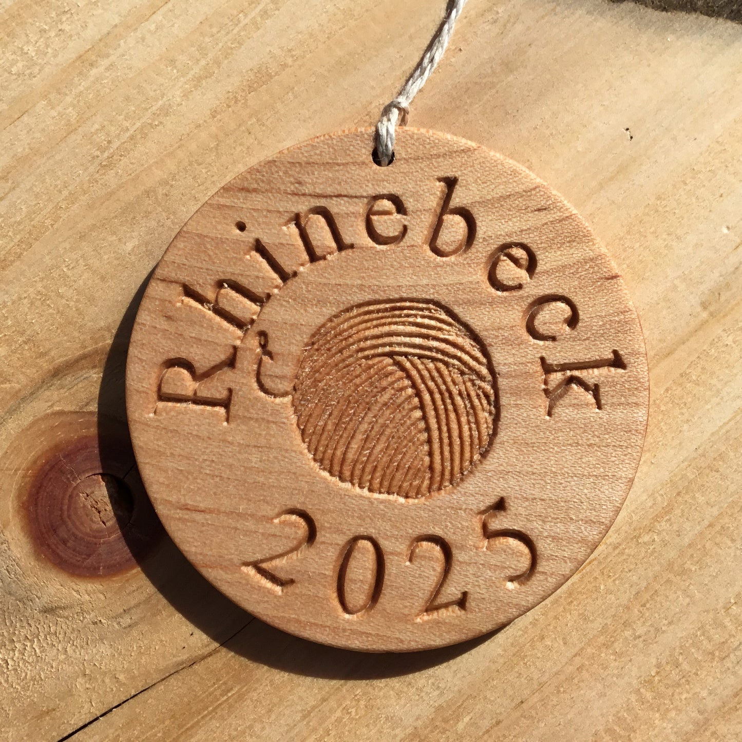 Rhinebeck 2025 Wood Ornament
