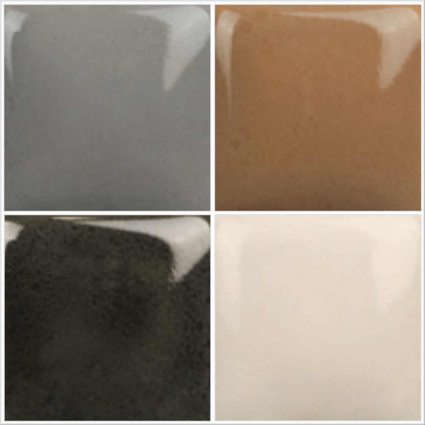 Wholesale 3/4" x 7/8" Scalloped Porcelain Bundles - Pack of 6 per Color