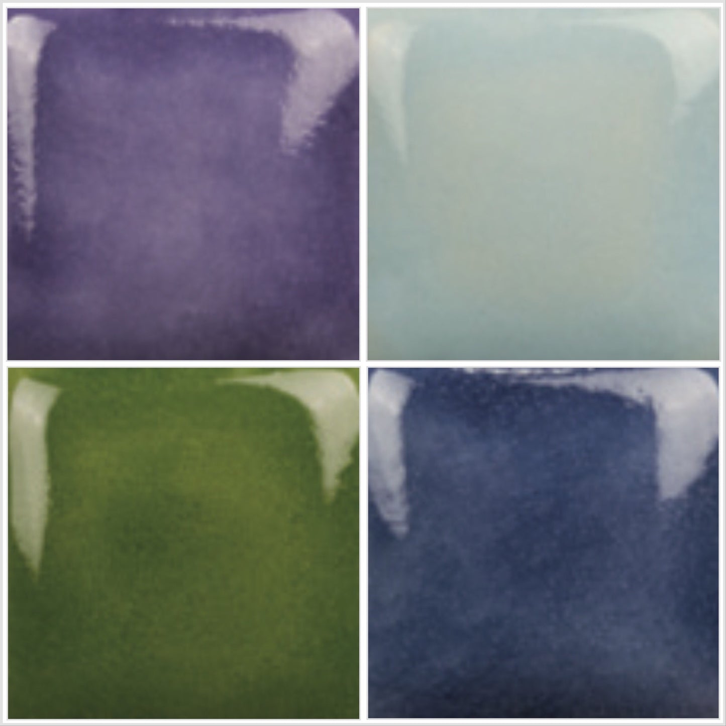 Wholesale 3/4" x 7/8" Scalloped Porcelain Bundles - Pack of 6 per Color
