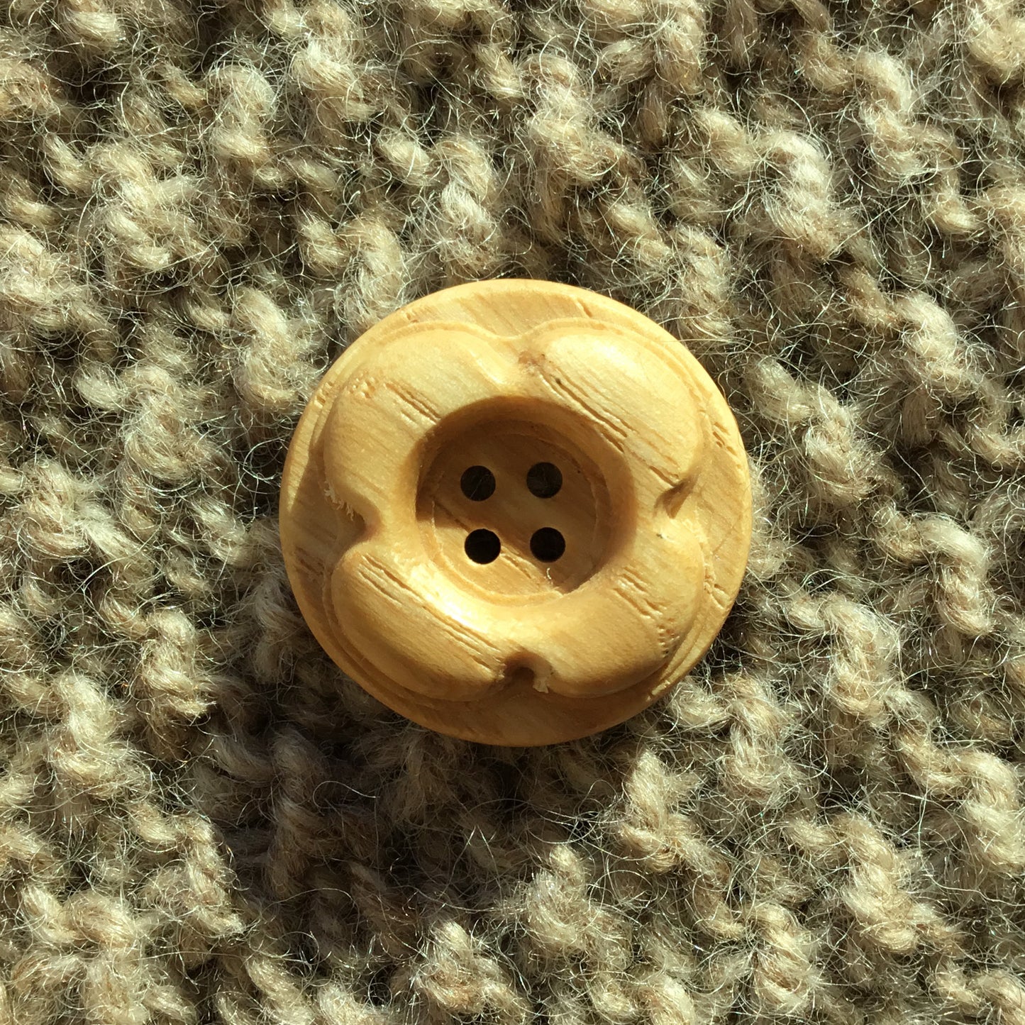 ‘Forest Flowers’ Wooden Buttons 1”