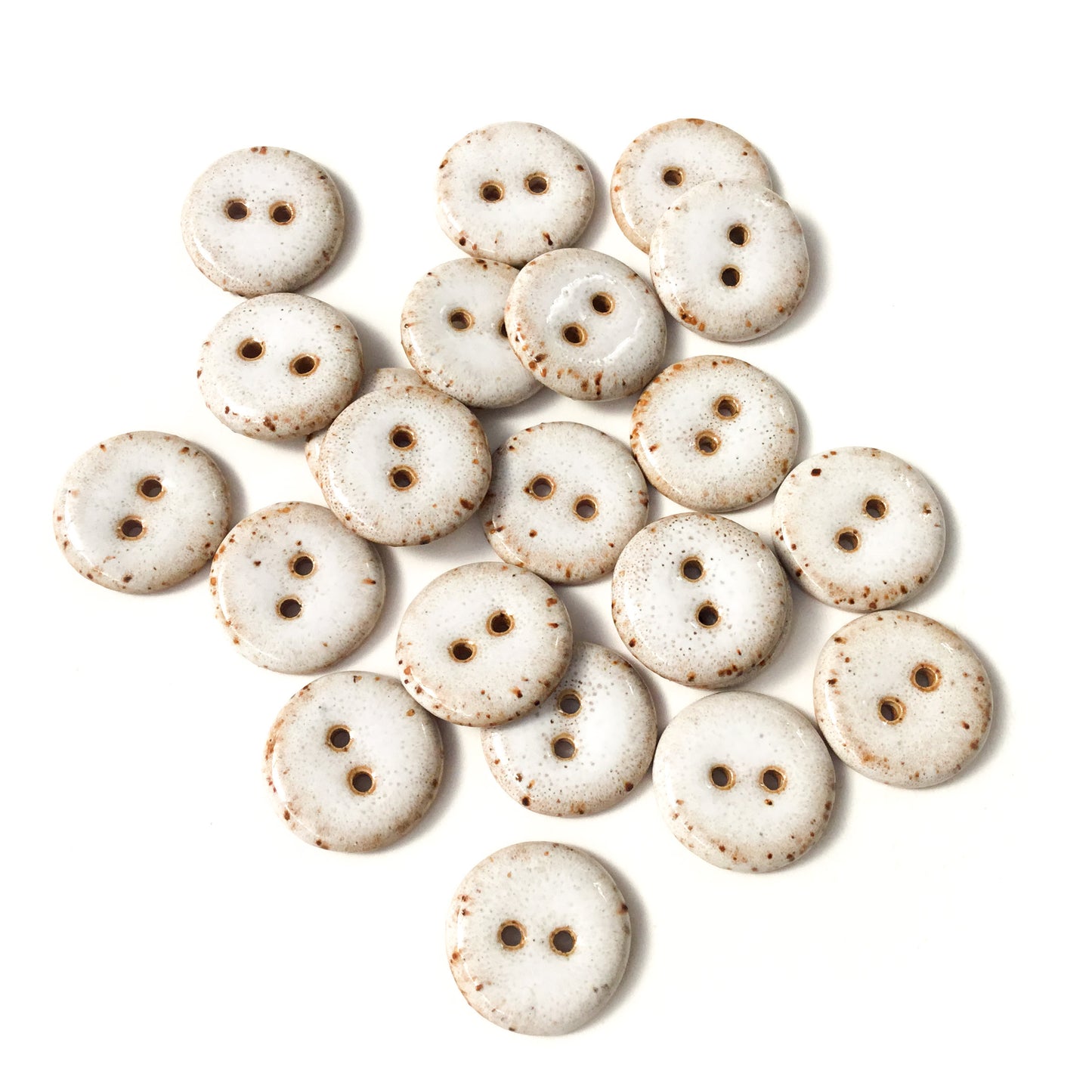 'Toasted Marshmallow' Stoneware Button