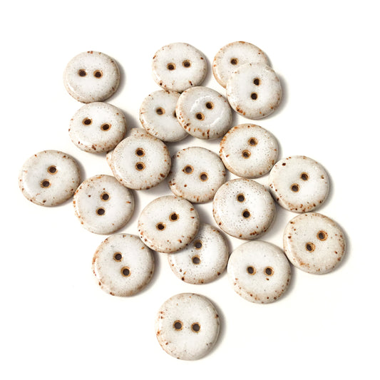 'Toasted Marshmallow' Stoneware Button