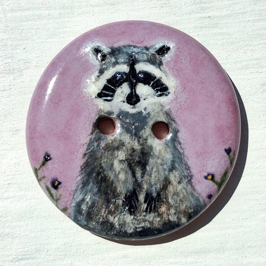 ‘Aster Patch Racoon’ 1-1/16” one-of-a-kind 4-pack