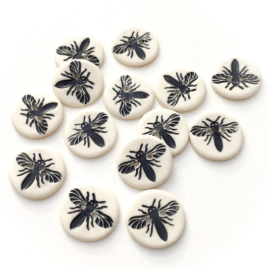 Wholesale 7/8" Porcelain Honeybee Bundle - Five 2-Packs