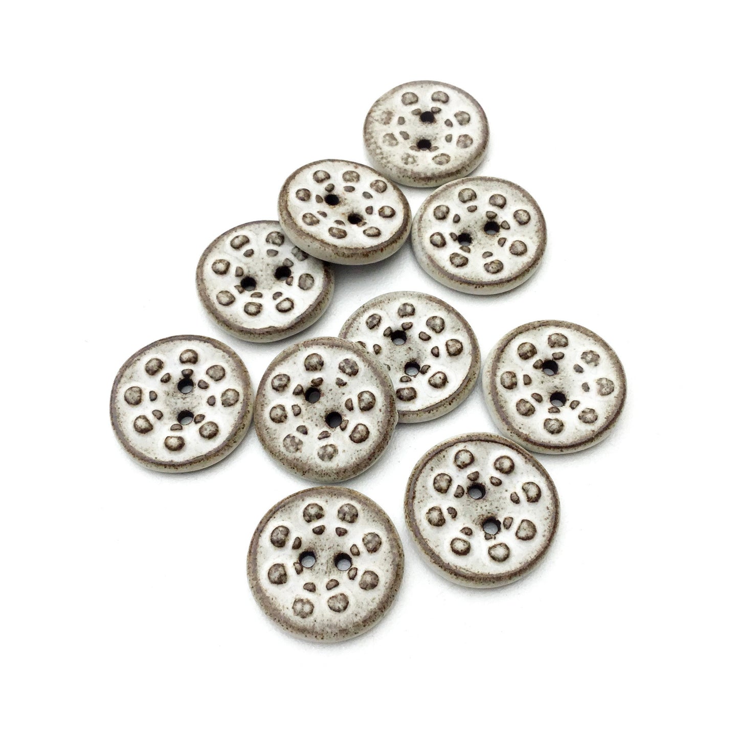 Wholesale 3/4" Black Clay ‘Aster’ Bundle  - Pack of 6 per Color