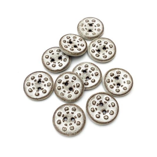 Wholesale 3/4" Black Clay ‘Aster’ Bundle  - Pack of 6 per Color