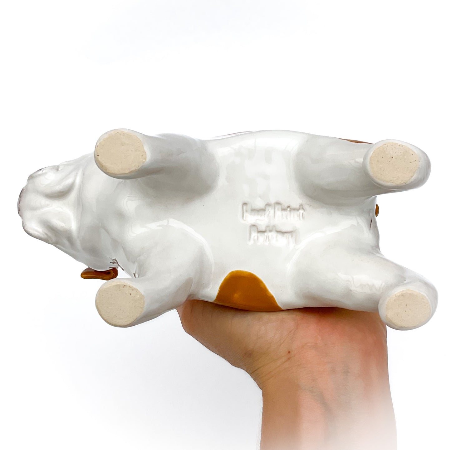English Bulldog Planter - Ceramic Dog Plant Pot