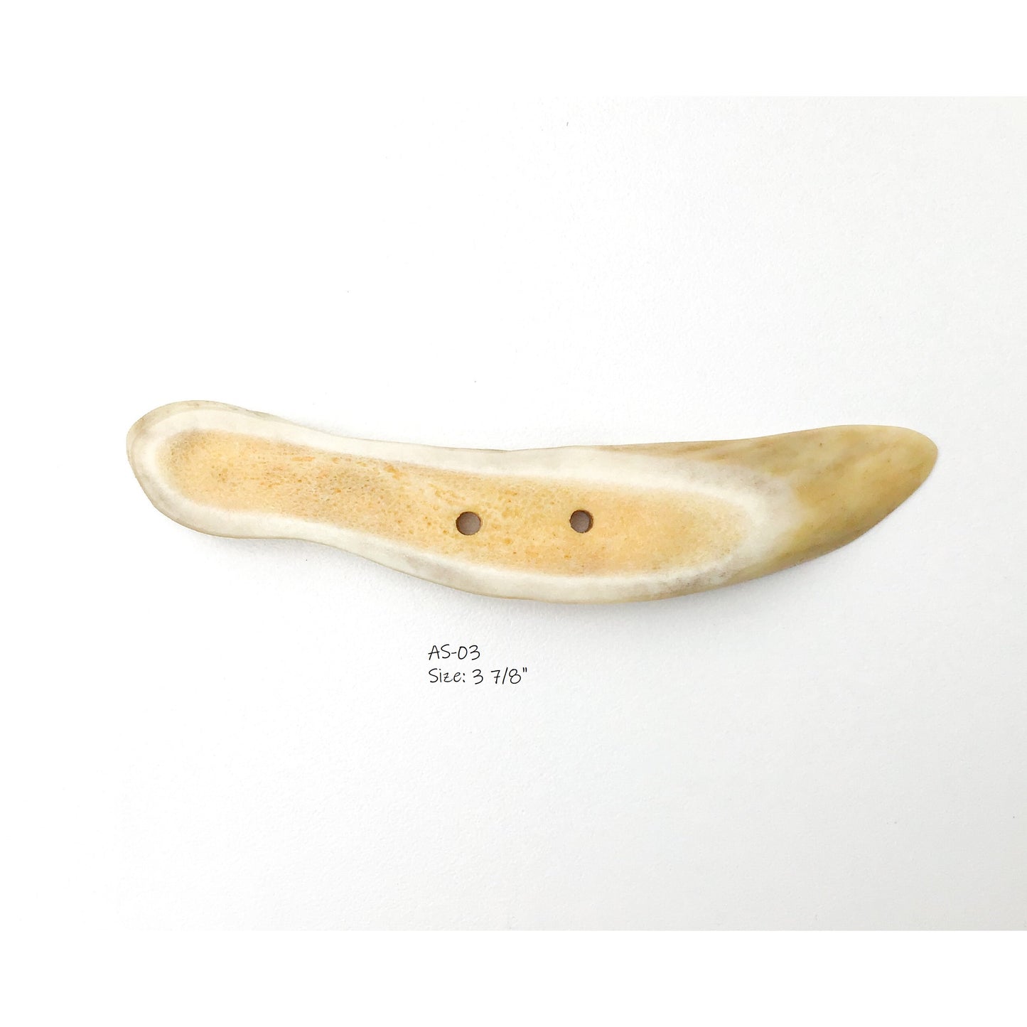 Extra Large Deer Antler Shed Buttons - Toggle Style Antler Buttons
