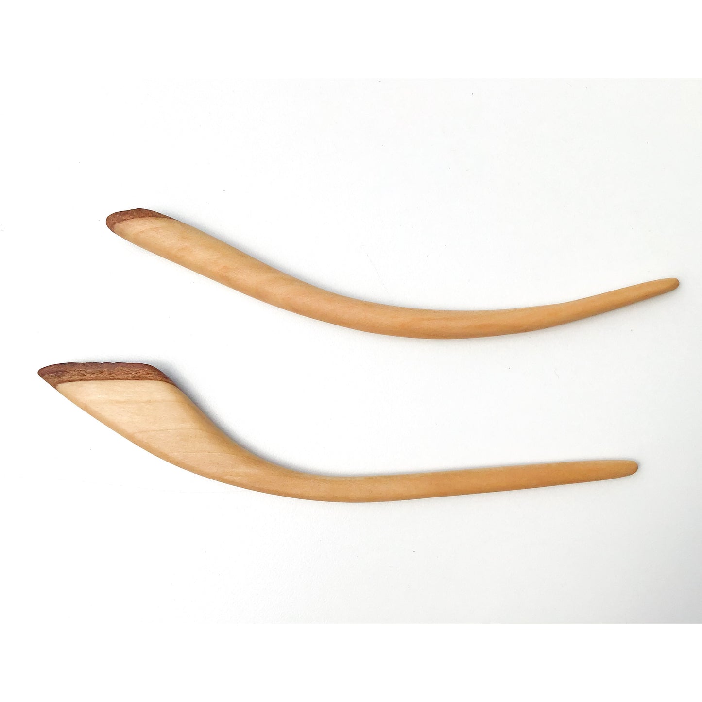 Live Edge Maple Wood Shawl & Sweater Pins - Wooden Hair Pins