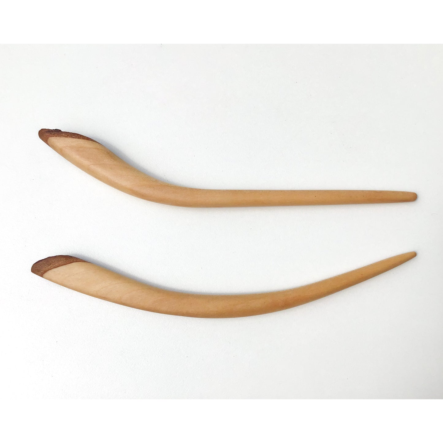 Live Edge Maple Wood Shawl & Sweater Pins - Wooden Hair Pins