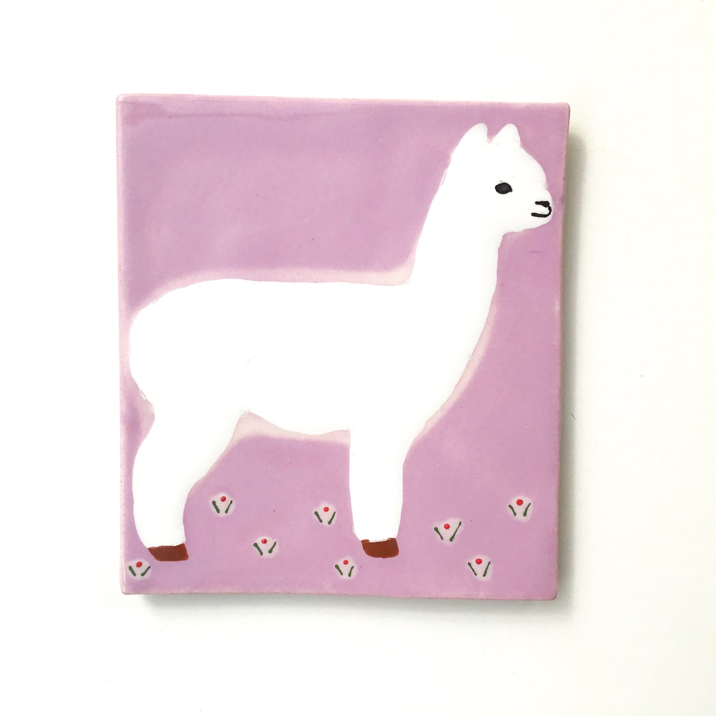 Alpaca Coasters / Alpaca Trivets - Ceramic Farmhouse Kitchen Decor