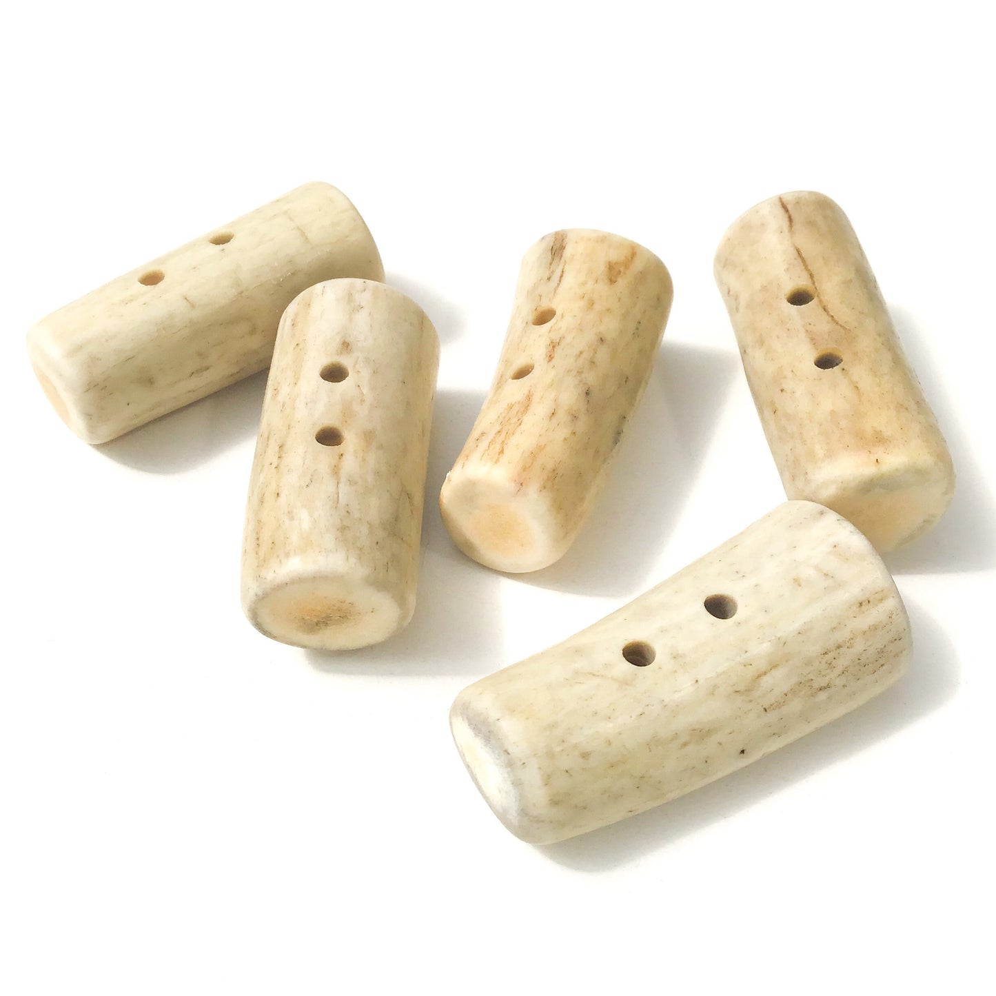 Large Deer Antler Shed Toggle Button  1-1/2"
