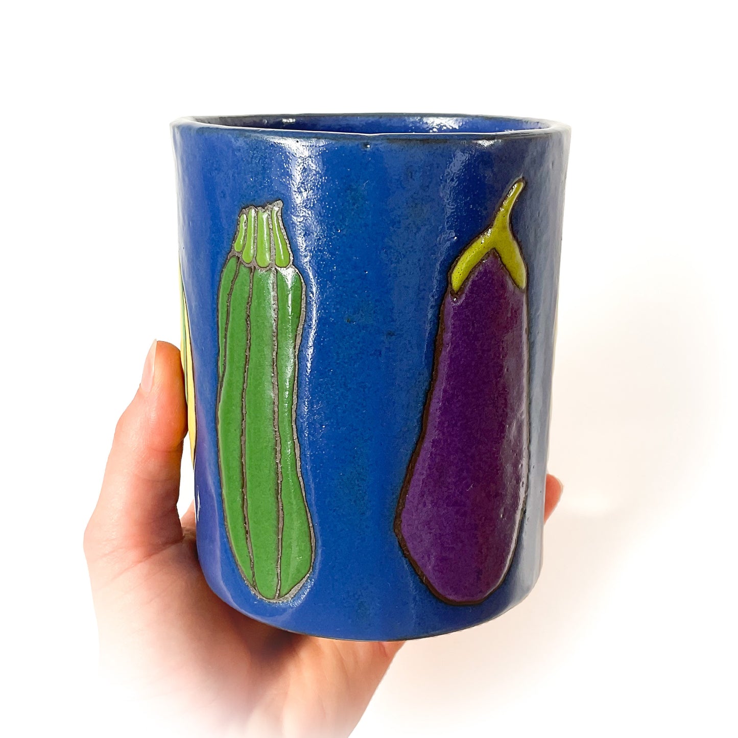 Garden Harvest - Black Clay Crock