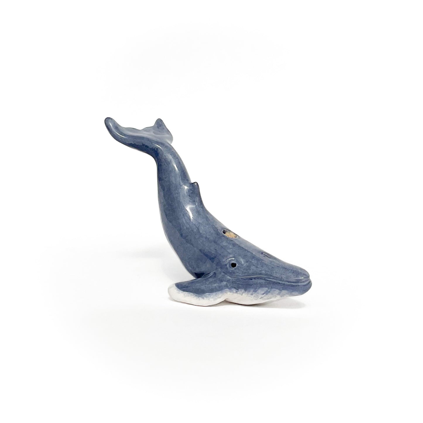 Humpback Whale Bead - Hand Sculpted - 3 3/4" Long