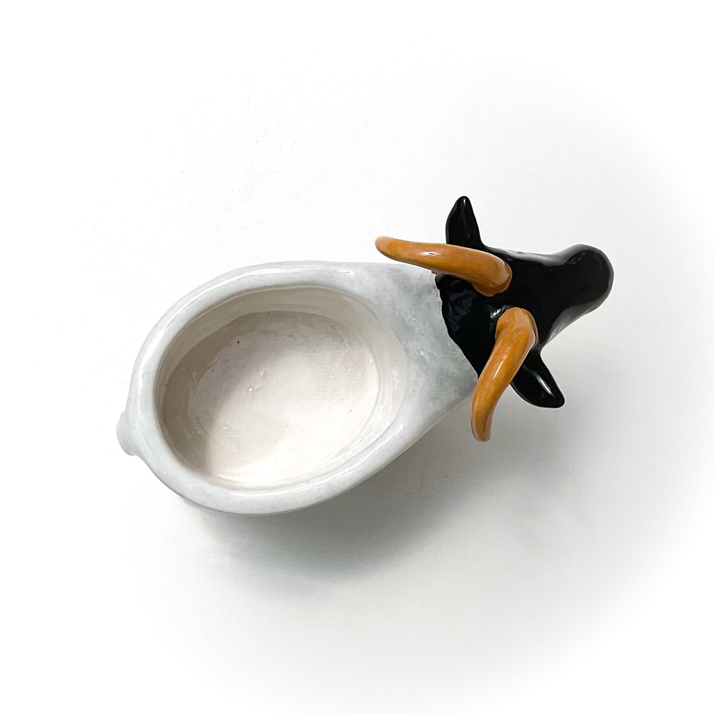 Black and White Sheep Pot - Ceramic Sheep Planter