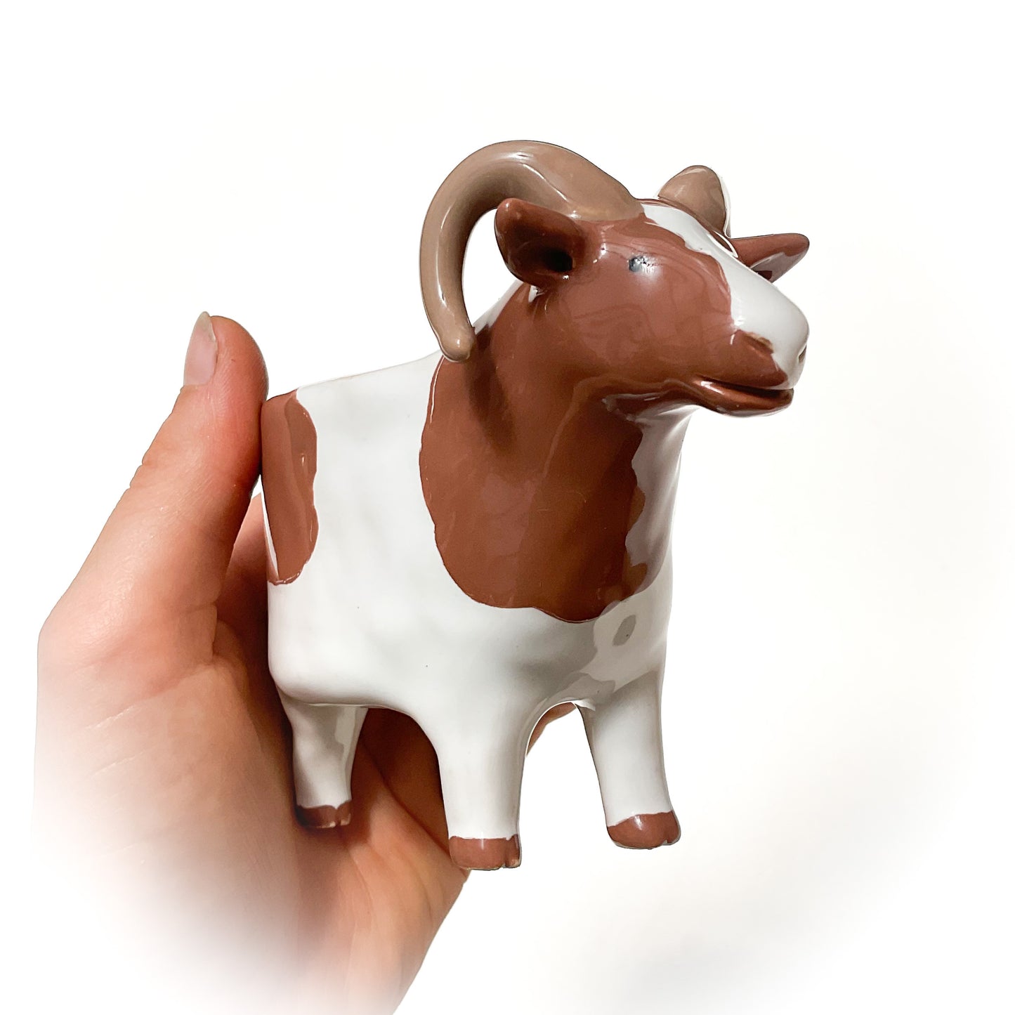 Spotted Icelandic Sheep Pot - Ceramic Sheep Planter