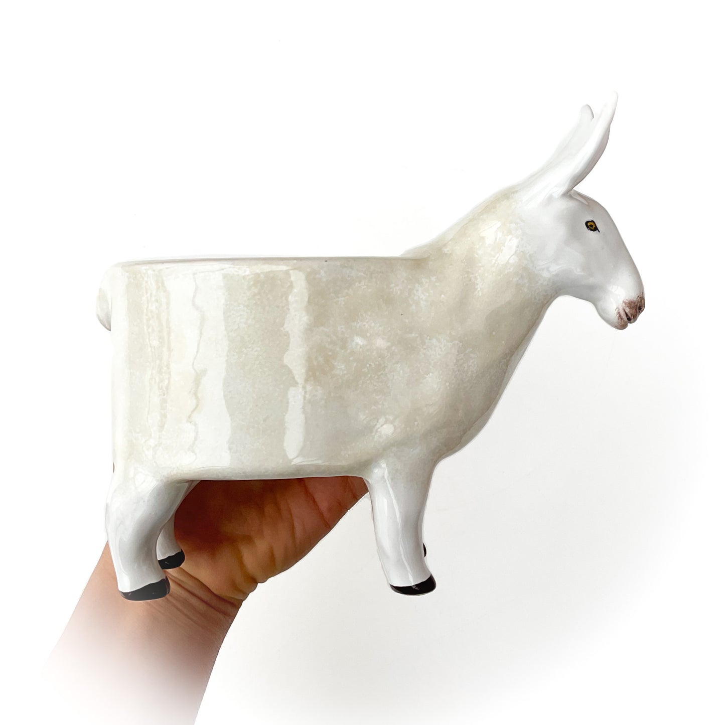 *RESERVED LISTING*  Border Leicester Sheep Planters - Ceramic Sheep Planters