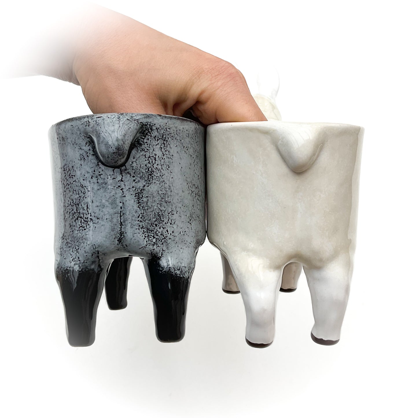 *RESERVED LISTING*  Border Leicester Sheep Planters - Ceramic Sheep Planters
