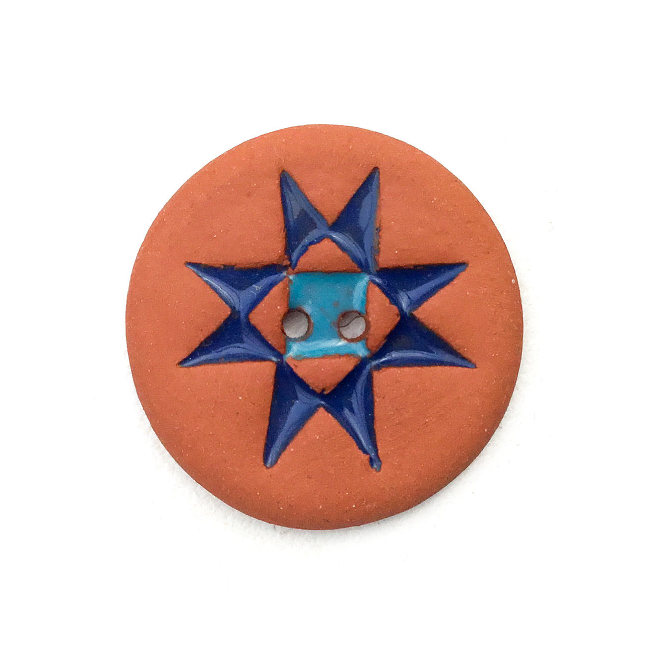 Ohio Star Quilt Block Button - 1-1/16"