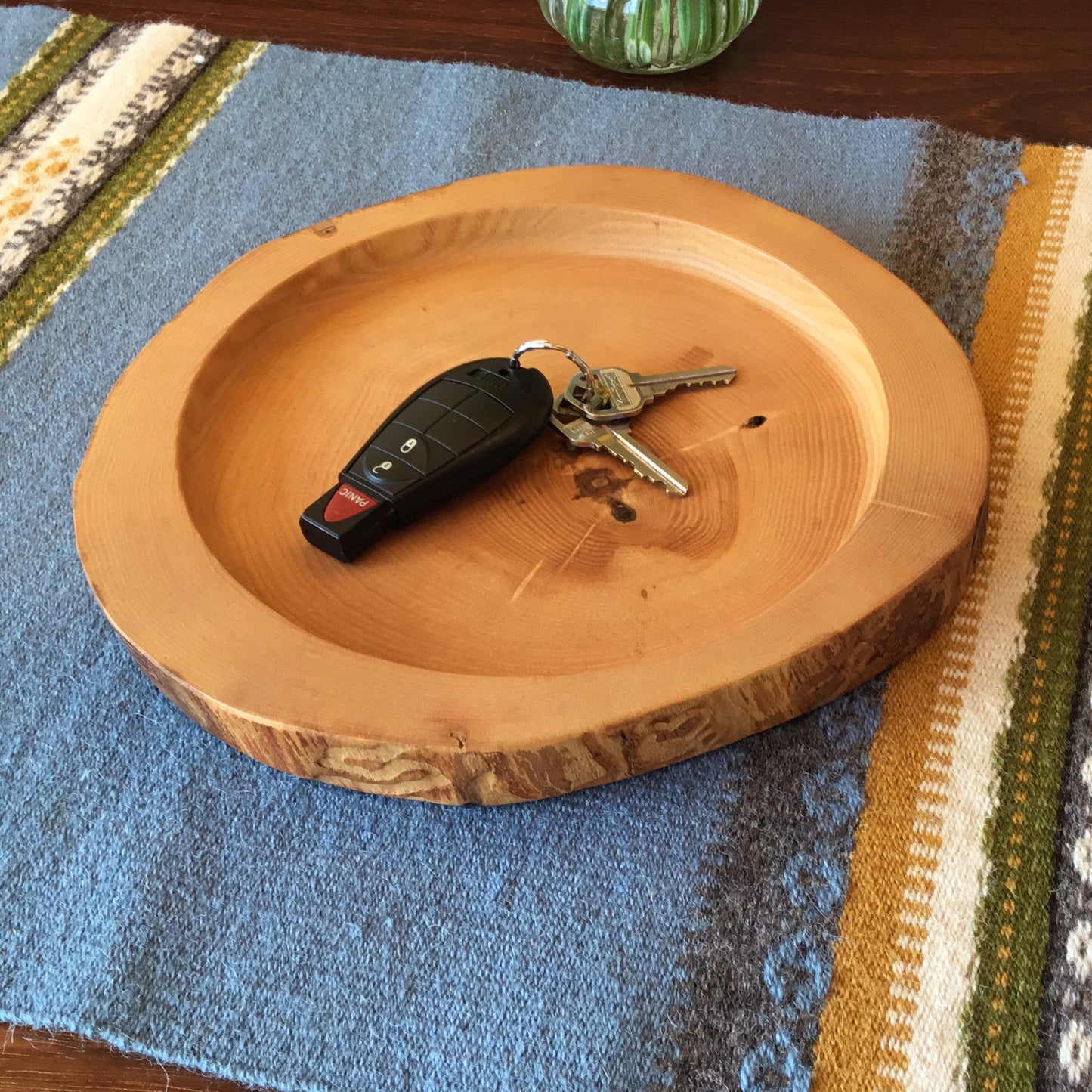 Natural Edge Ash Serving Tray - 8-3/4" x 9-1/2"