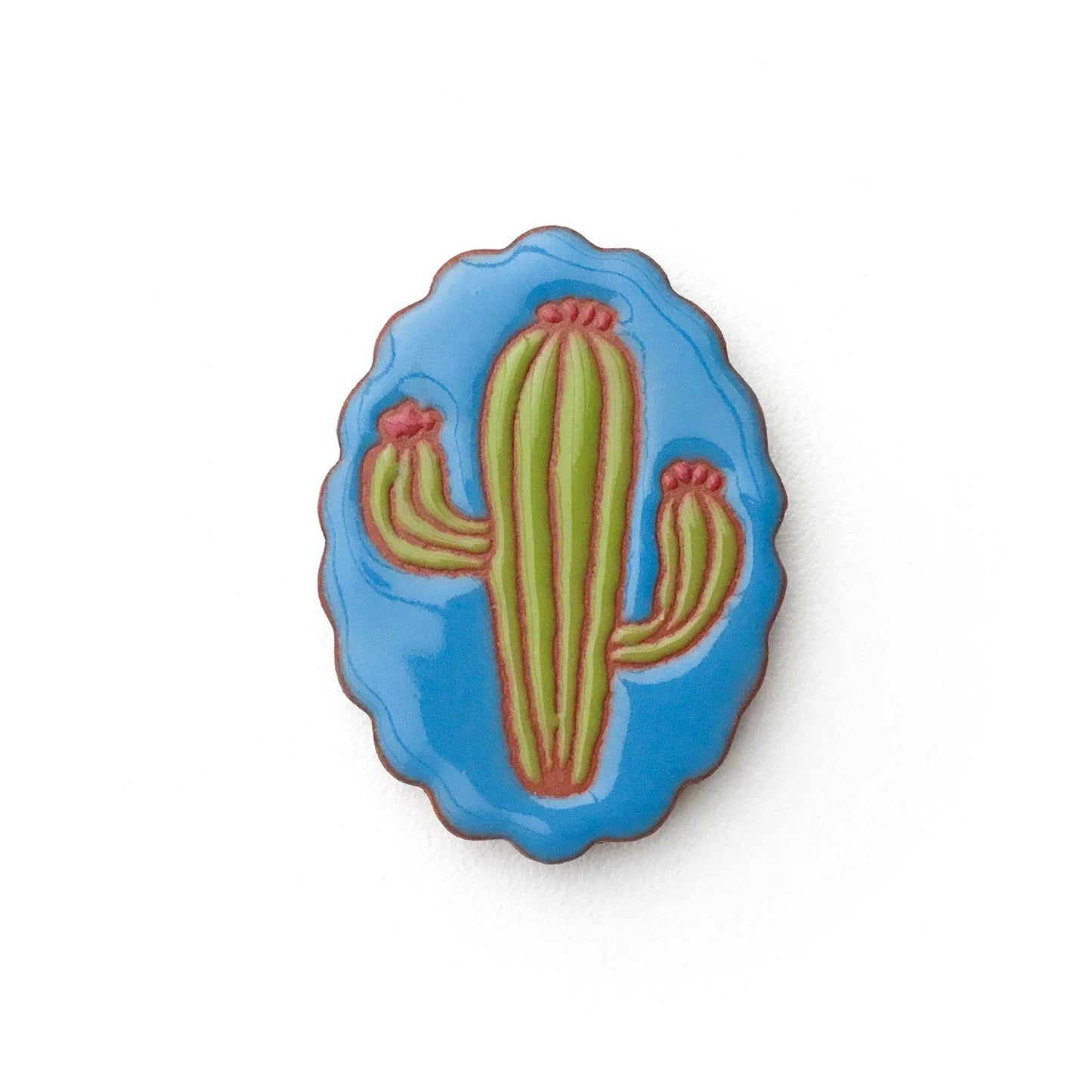 Ceramic Needle Minder - Southwestern & Succulents