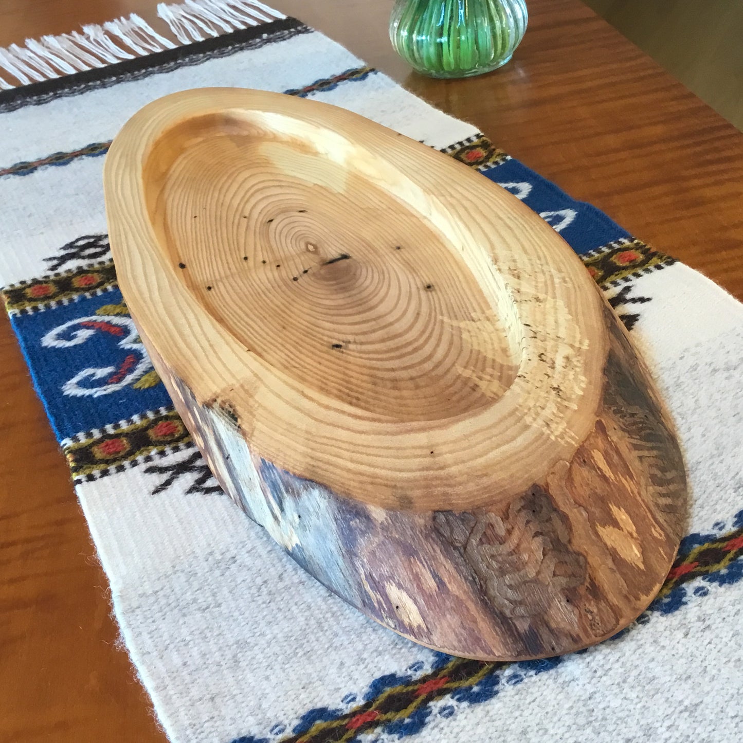 Natural Edge Ash Serving Tray - 19" long