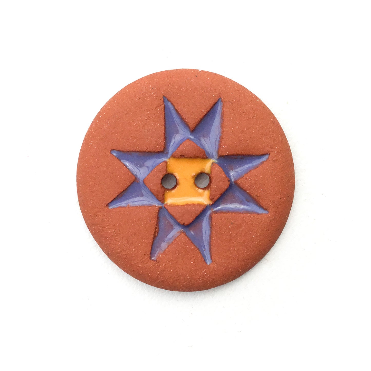 Ohio Star Quilt Block Button - 1-1/16"