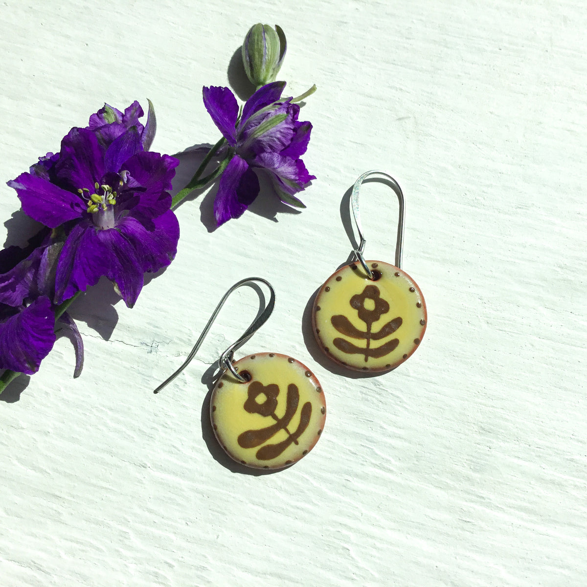 One-of-a-kind Earthenware Earrings
