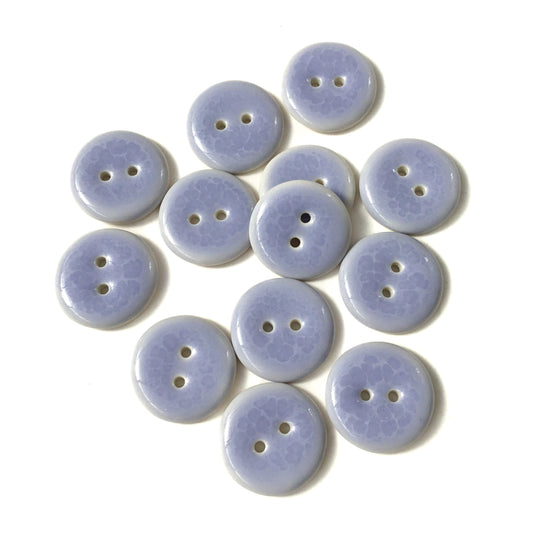 Lavender Porcelain Button  7/8"