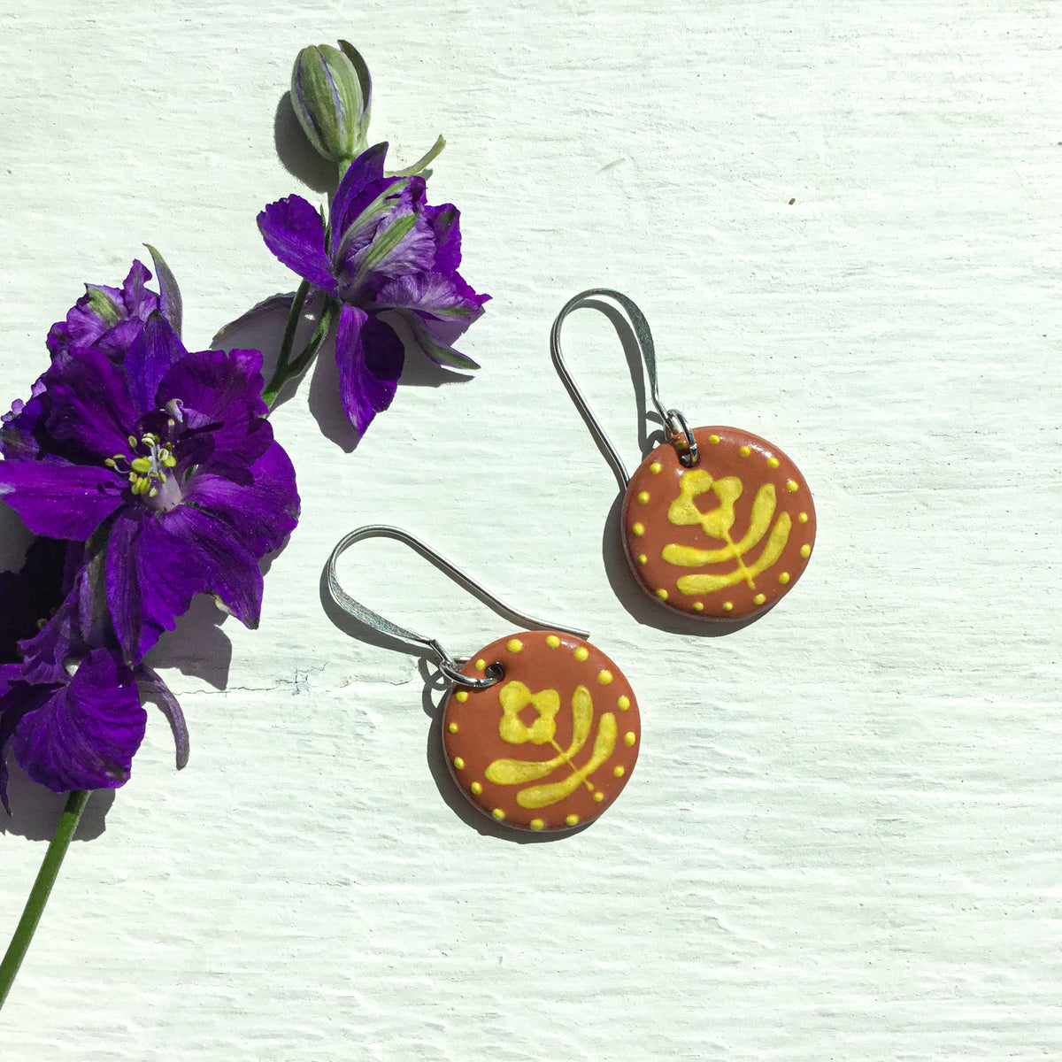 One-of-a-kind Earthenware Earrings