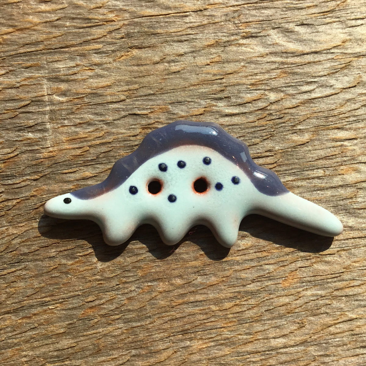 Vibrant Dinosaurs Earthenware Buttons