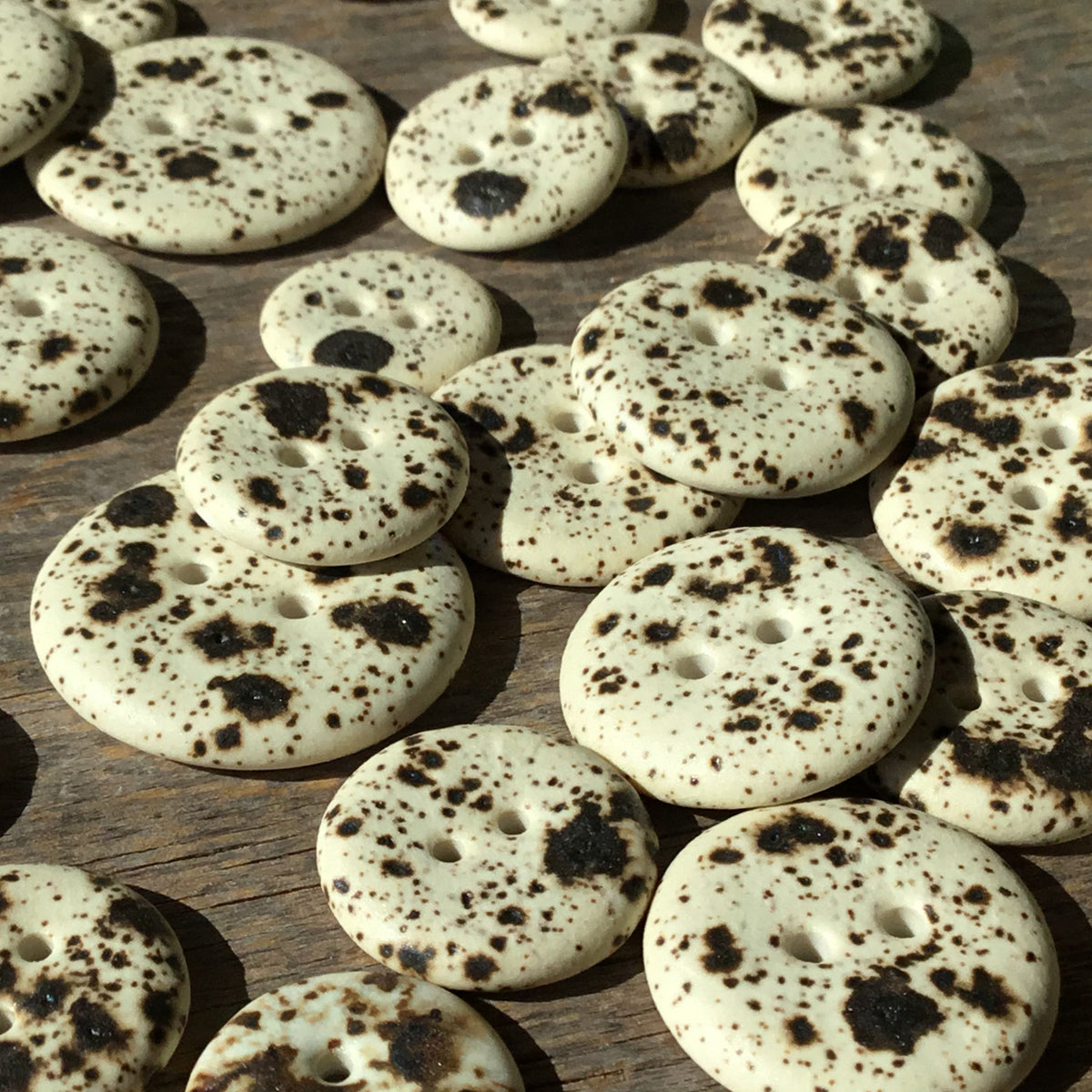 Quail's Egg - Matte Porcelain Buttons