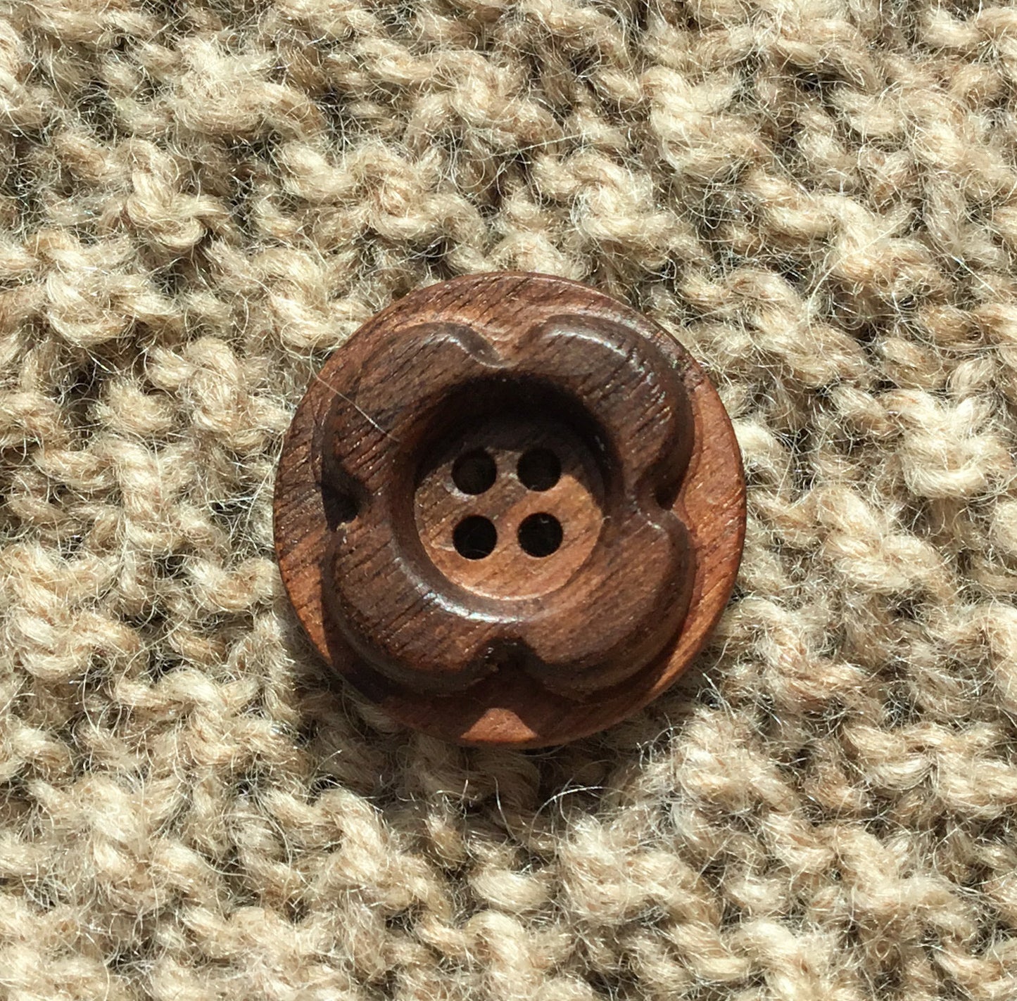 ‘Forest Flowers’ Wooden Buttons  1”