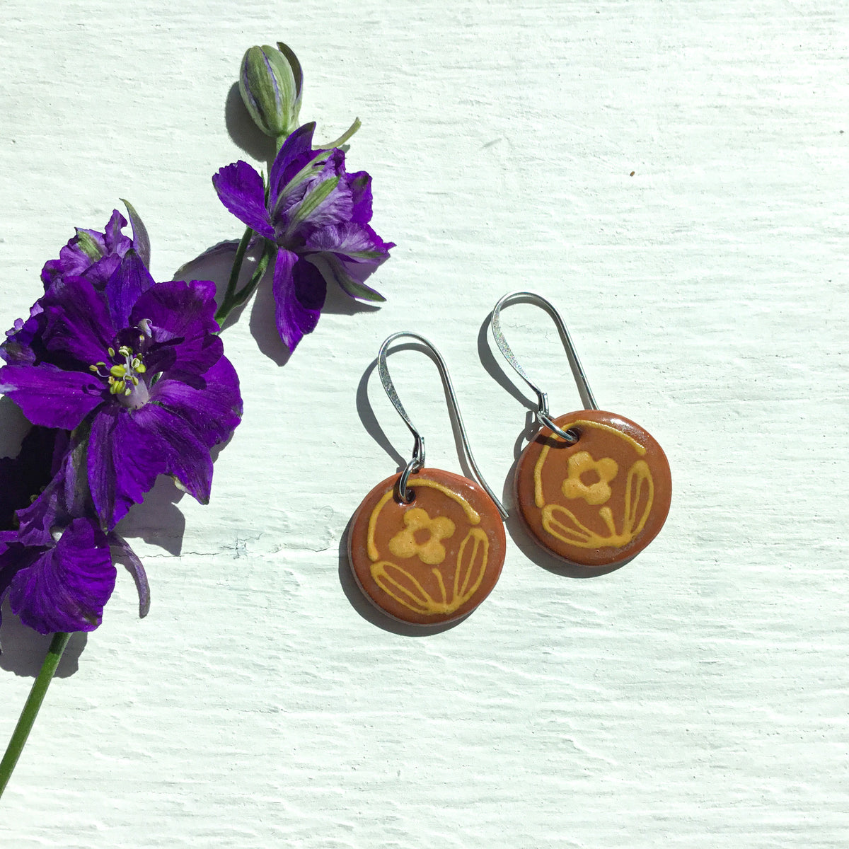 One-of-a-kind Earthenware Earrings