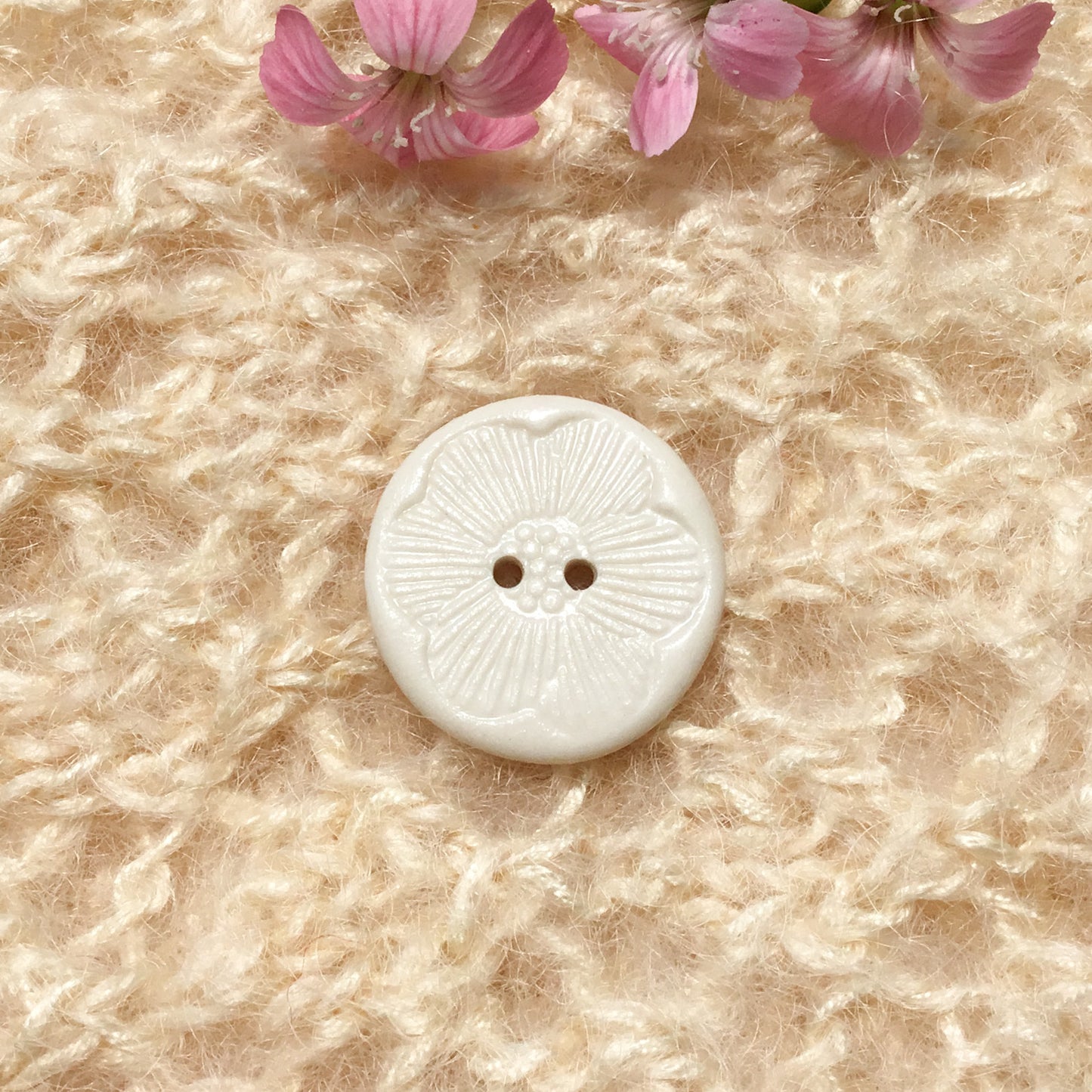 Wholesale 7/8" ‘Pressed Flowers’ Porcelain Bundles - Two 6-Packs