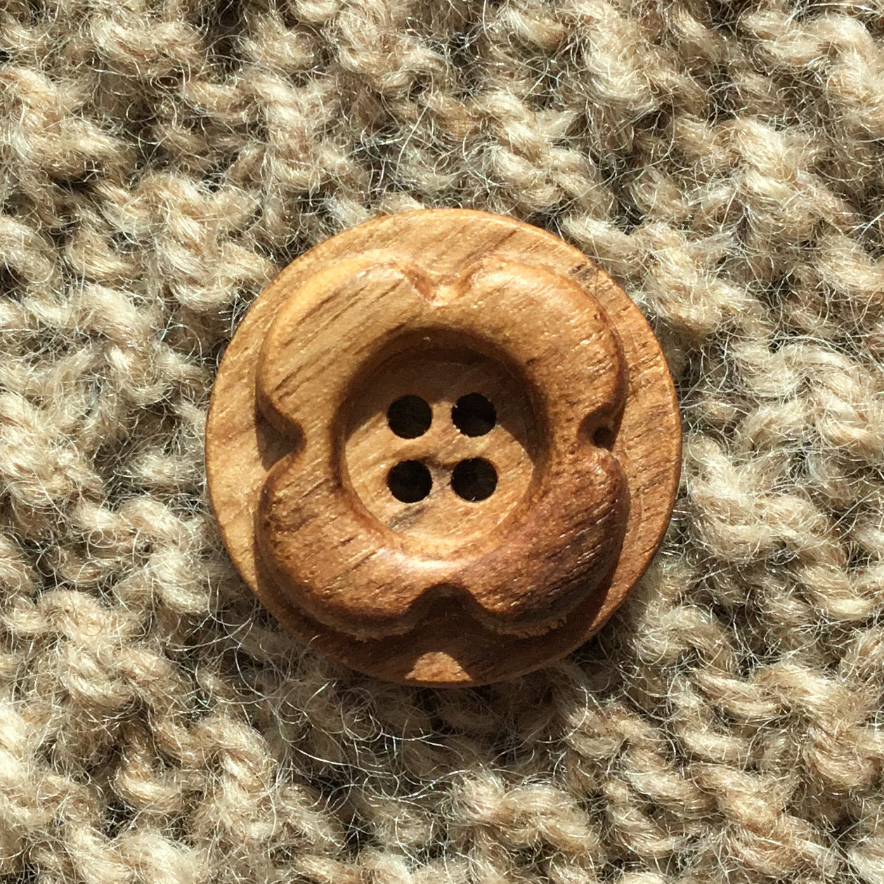 ‘Forest Flowers’ Wooden Buttons  1”