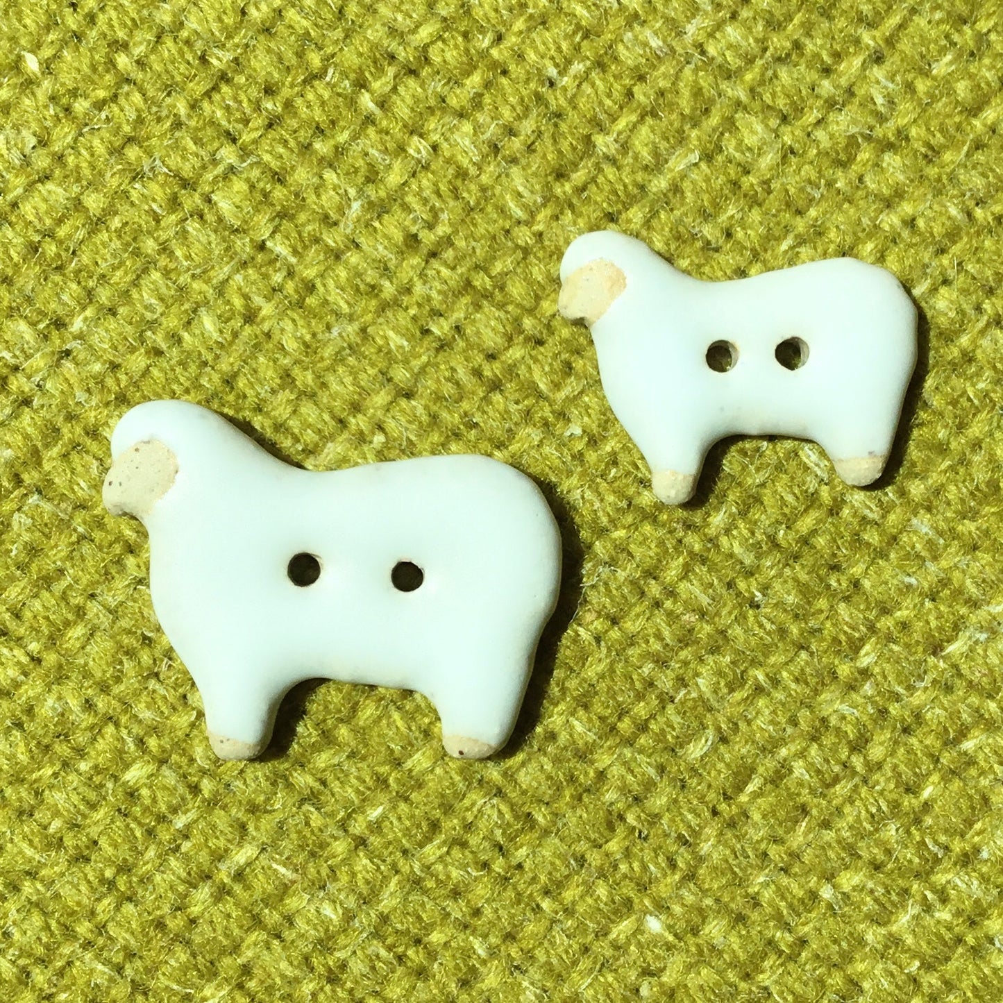 “Wooly Sheep” Stoneware Button