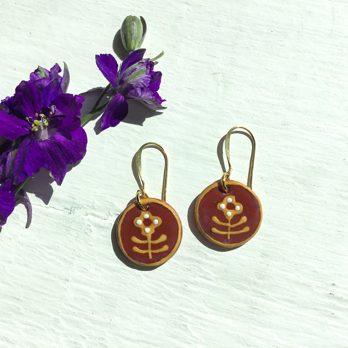 One-of-a-kind Earthenware Earrings