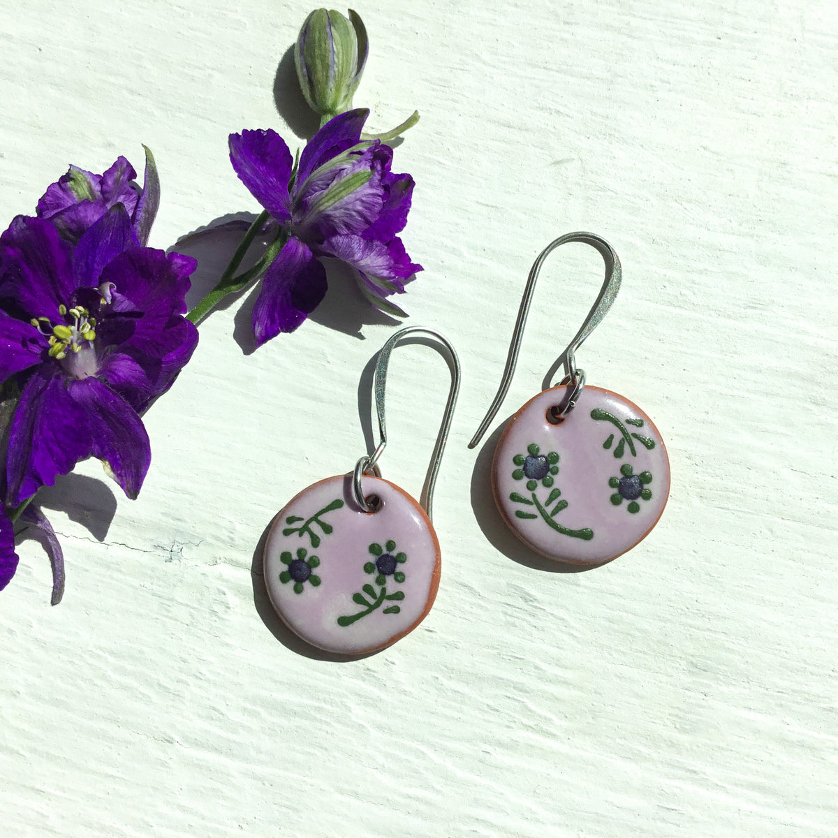 One-of-a-kind Earthenware Earrings