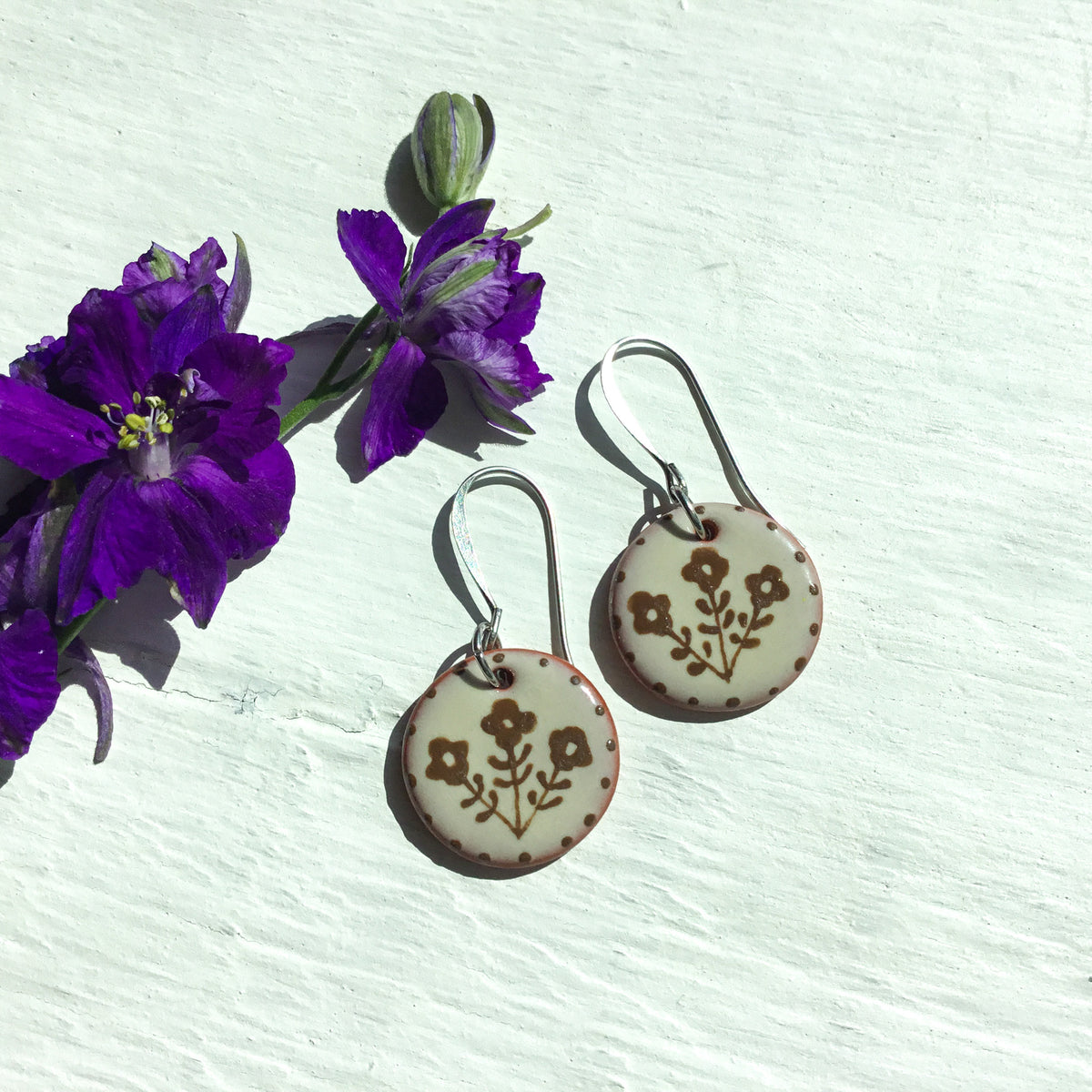 One-of-a-kind Earthenware Earrings