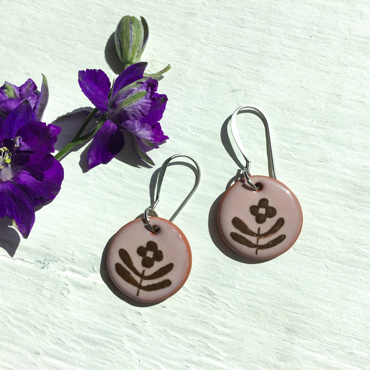 One-of-a-kind Earthenware Earrings