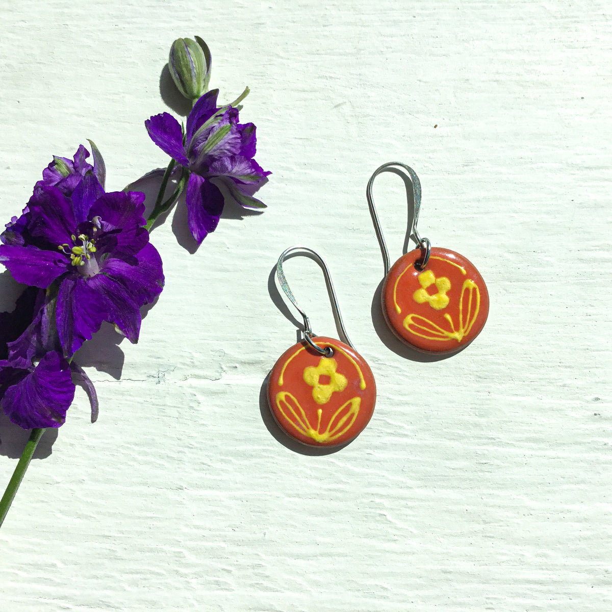 One-of-a-kind Earthenware Earrings