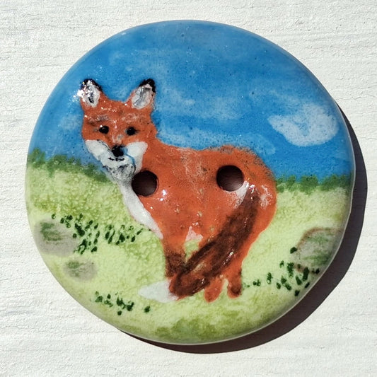 ‘Summer Day Fox’ 1-1/16” one-of-a-kind 5-pack