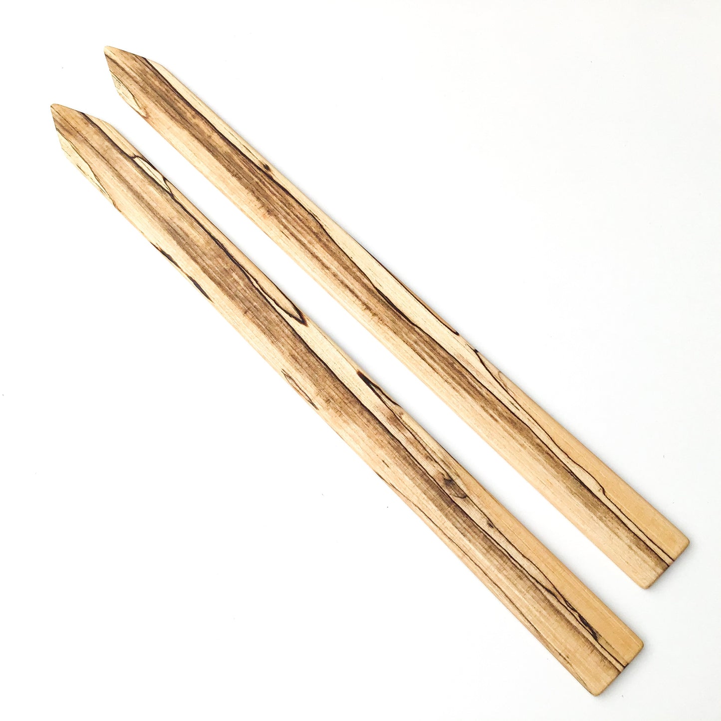 Spalted & Highly Characterd Hardwood Weaving Tools