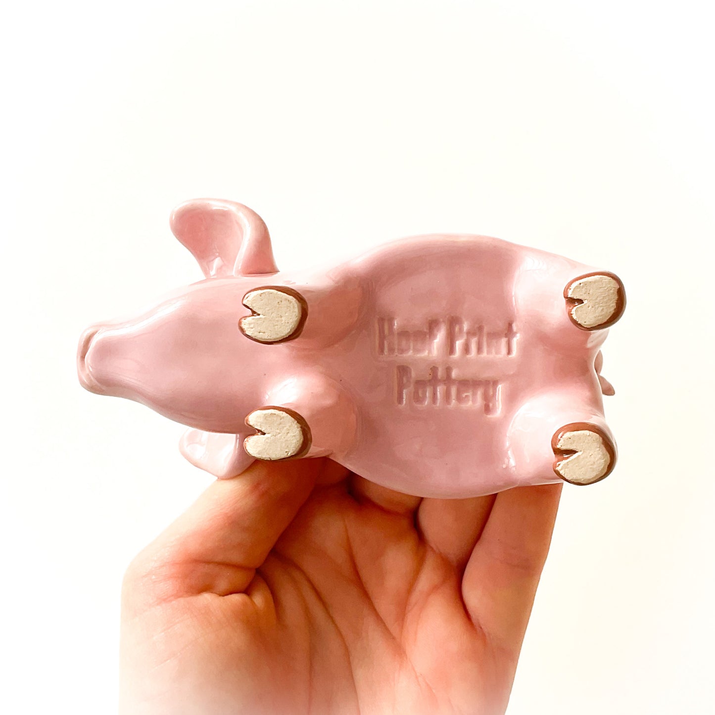 Pink Yorkshire Pig Pot - Ceramic Pig Planter