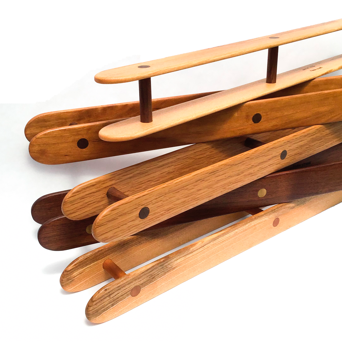 Craftsman Rag Shuttles made from Mixed Hardwoods